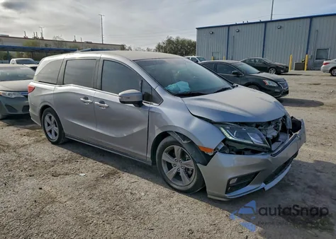 2020 Honda Odyssey Exl z USA, uszkodzony, nr VIN 5FNRL6H74LB019515